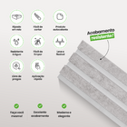 Painel Ripado Laminado De Eva Autocolante | Linha Urban Meu R